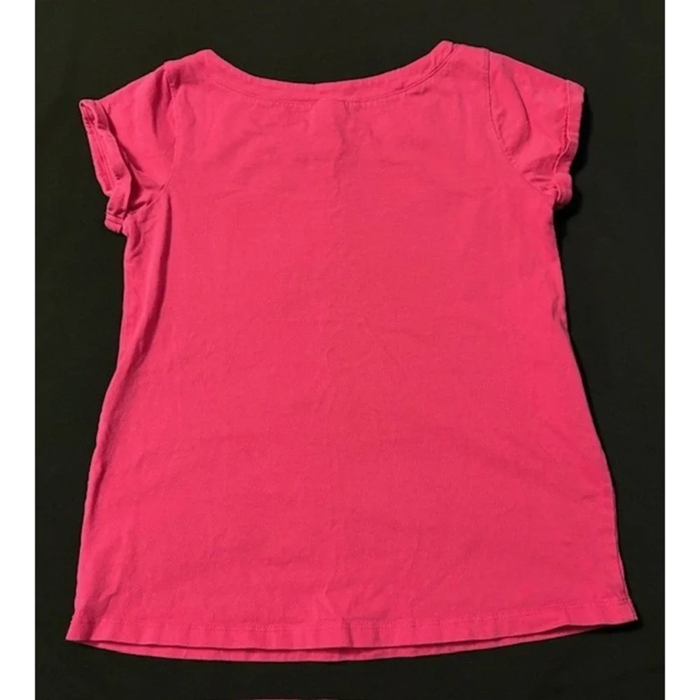 Gymboree girls size 10 bright pink Glitterologist tee
